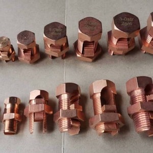 10-16 AWG Brass Split Bolt Connector 